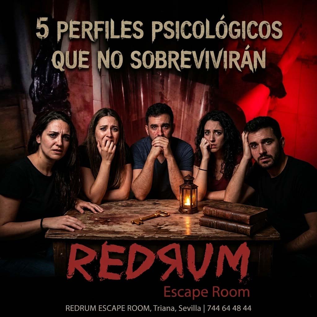 5 perfiles psicológicos en un Escape Room de Terror - redrumescaperoom.es