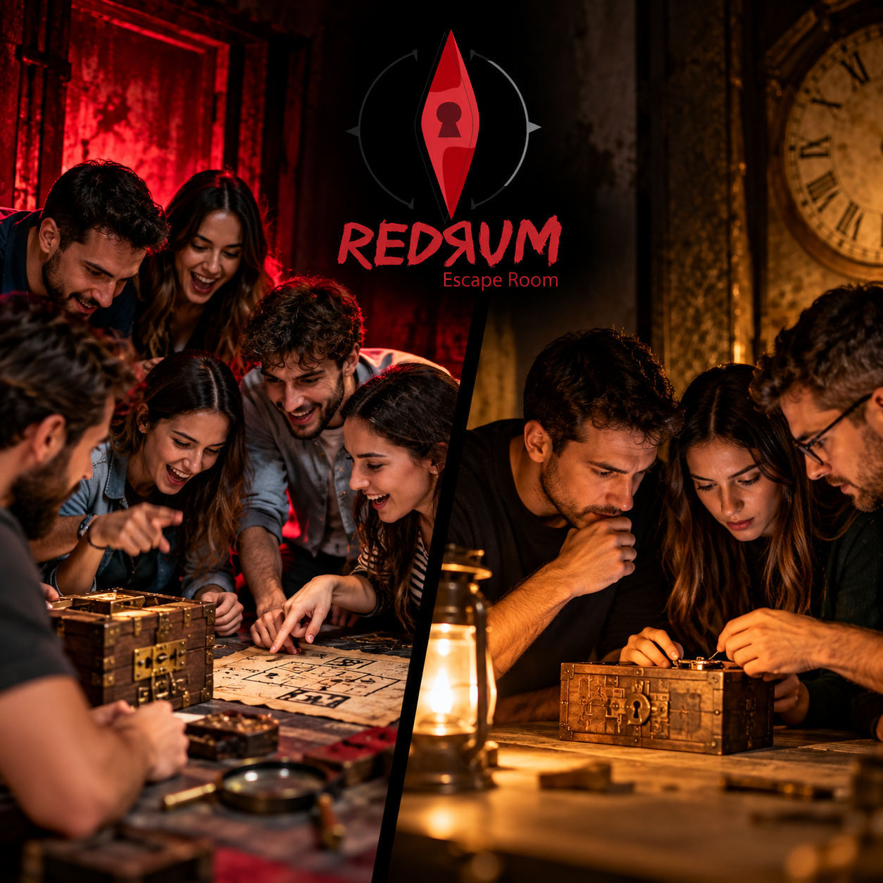 Grupos grandes vs reducidos en Escape Room - redrumescaperoom.es